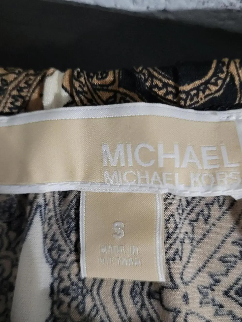 Michael Kors black gold
